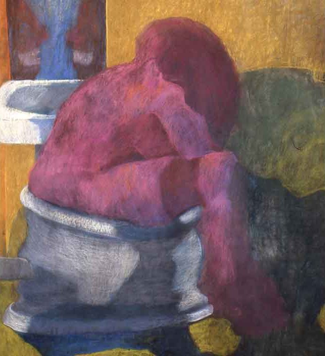 Expressive drawing by Craig Witte blending familiar subjects with abstract symbolism.