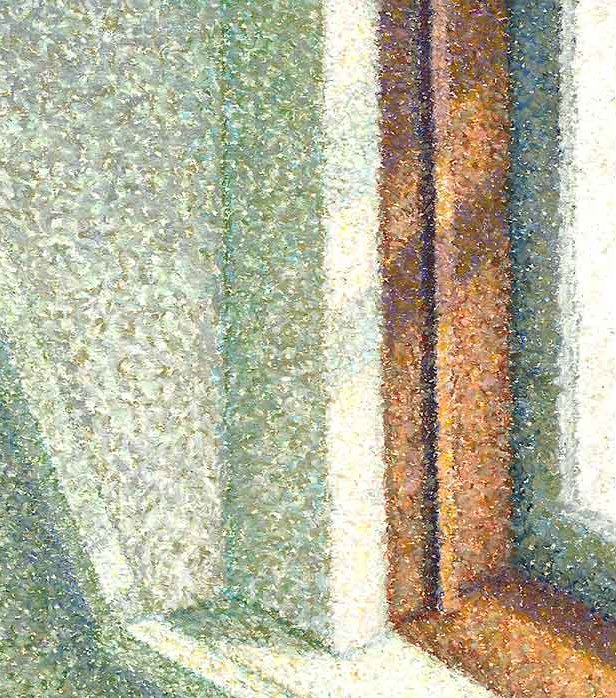 Oil pastel artwork by Craig Witte featuring bold strokes and vibrant tonal blending.