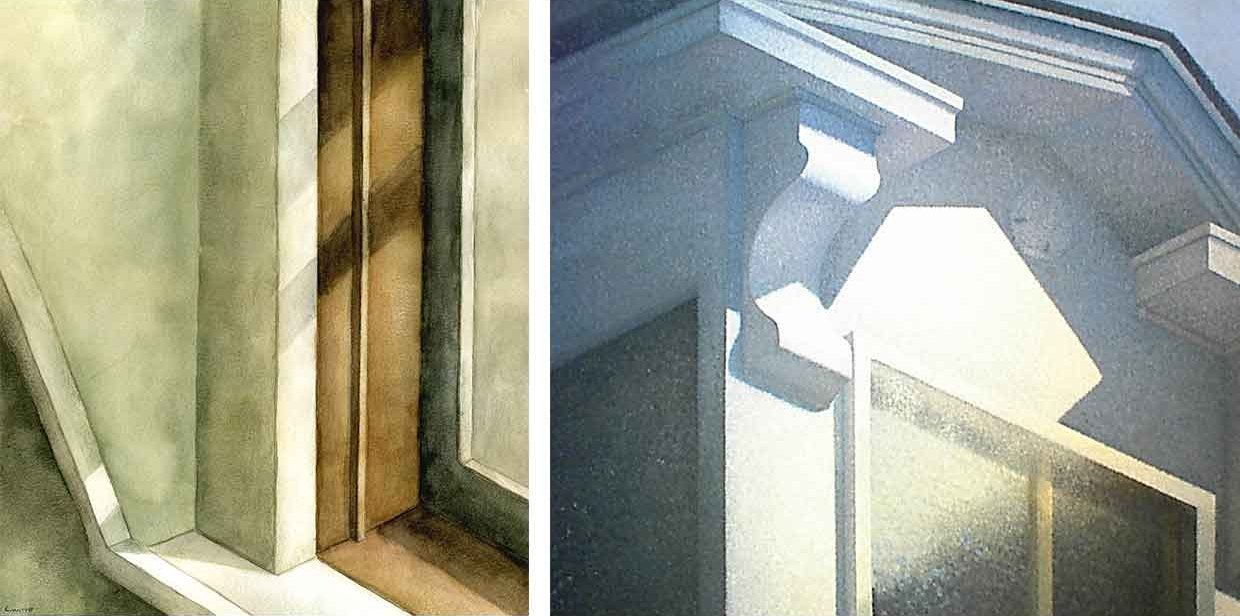 Craig Witte artwork capturing the emotional stillness of an interior through light and form.