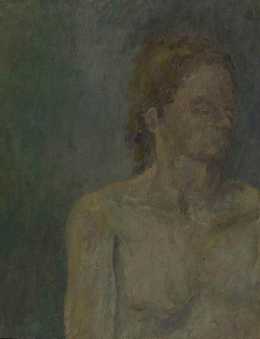 Early figurative painting by Craig Witte from his 1991-1995 series.