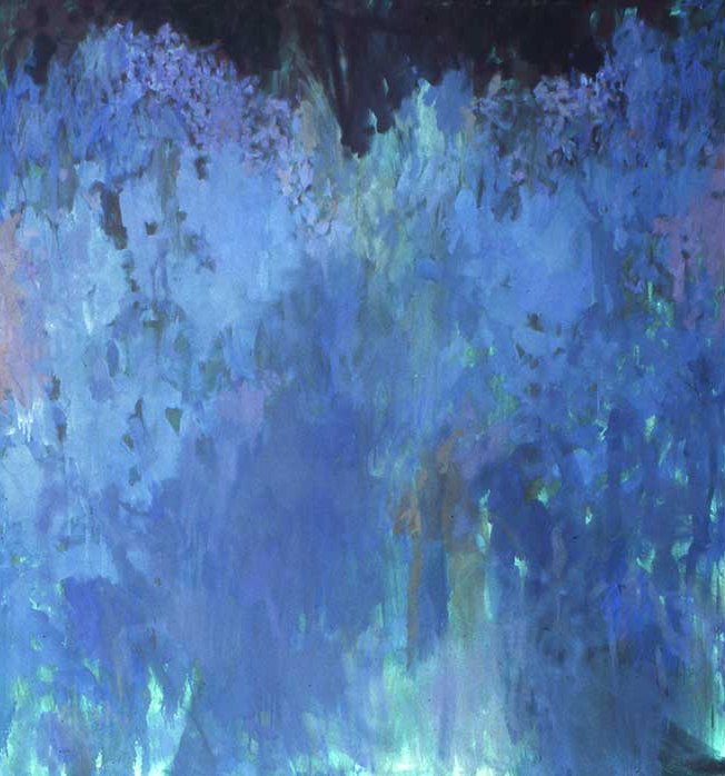 Craig Witte abstraction featuring dynamic shapes and expressive brushwork