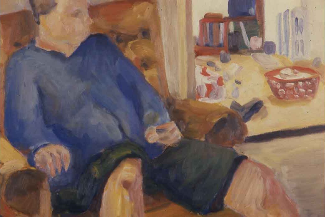 Early figurative work by Craig Witte capturing psychological nuance and symbolic form.