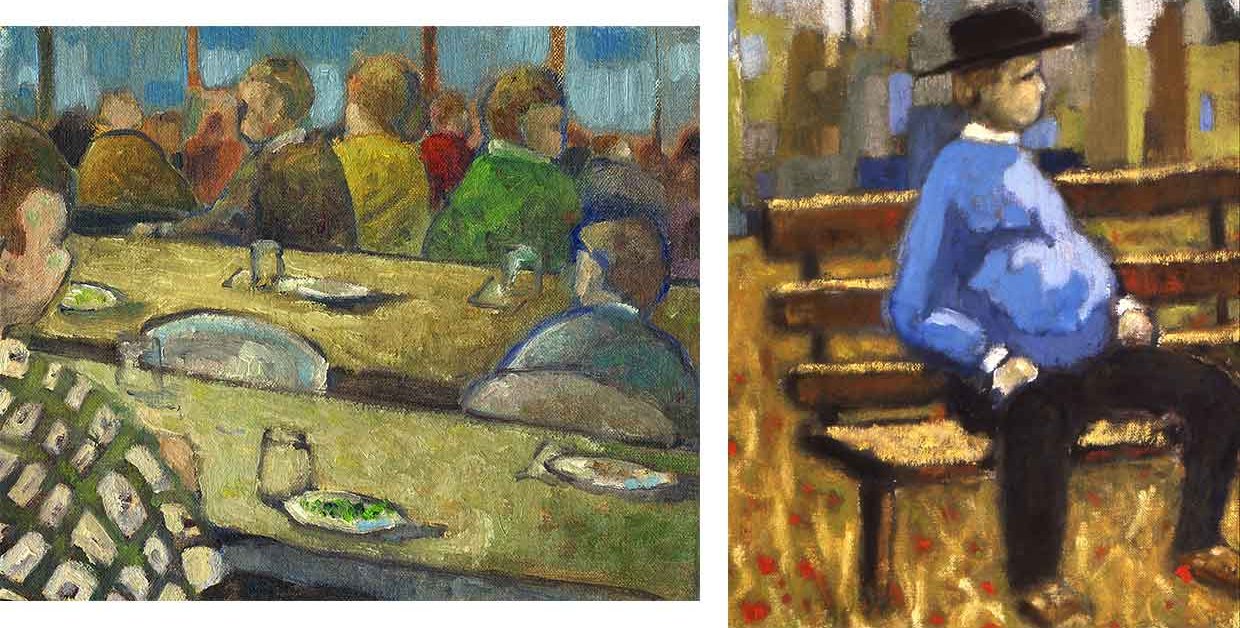 Expressive early painting by Craig Witte with bold composition and emotional resonance.