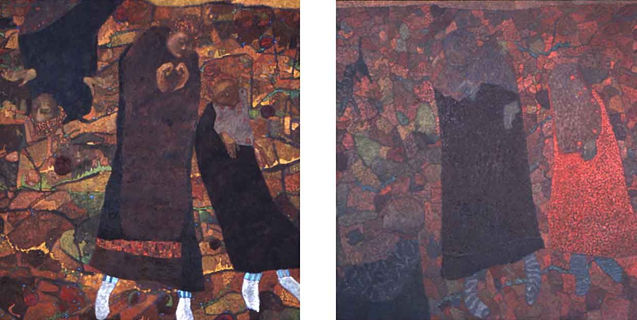 Craig Witte early figurative painting exploring transitional states and symbolic imagery.