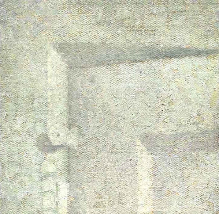 Serene oil composition by Craig Witte with muted color palette and refined texture.