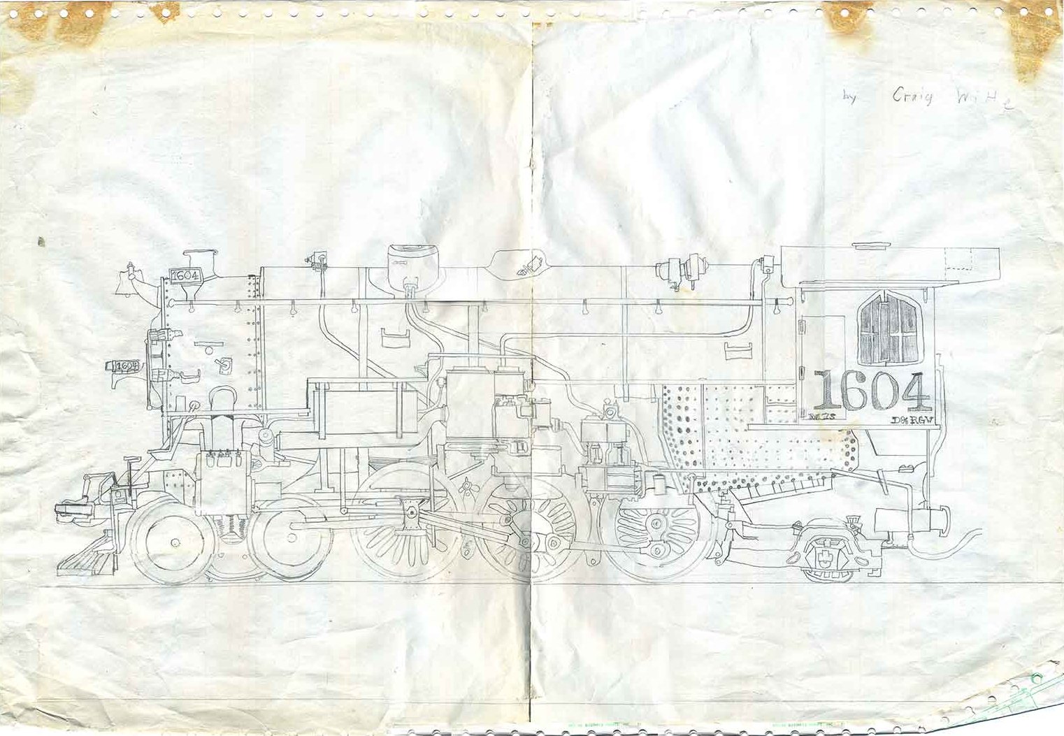 Early Works 1991-1995 (painting by Craig Witte): Second-grade drawing by Craig Witte.