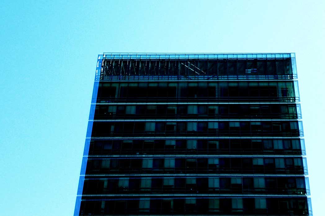 Photograph by Craig Witte capturing unexpected textures and layered urban forms.