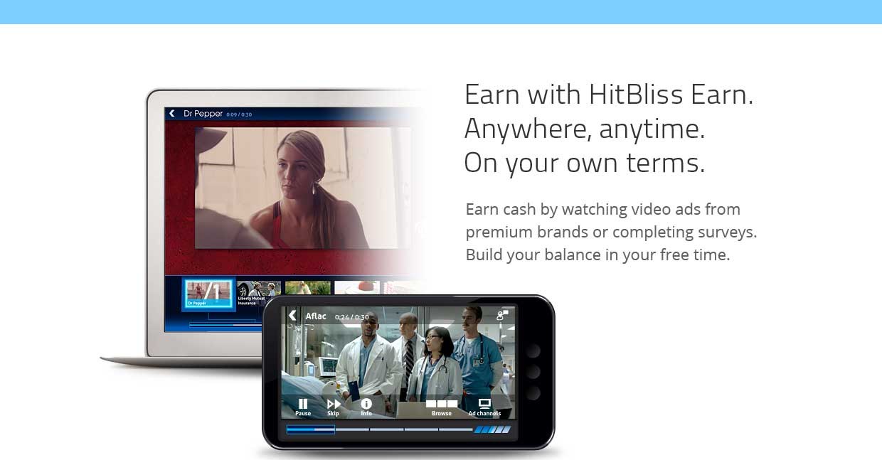 HitBliss: Home, website design by Craig Witte, 3 of 6