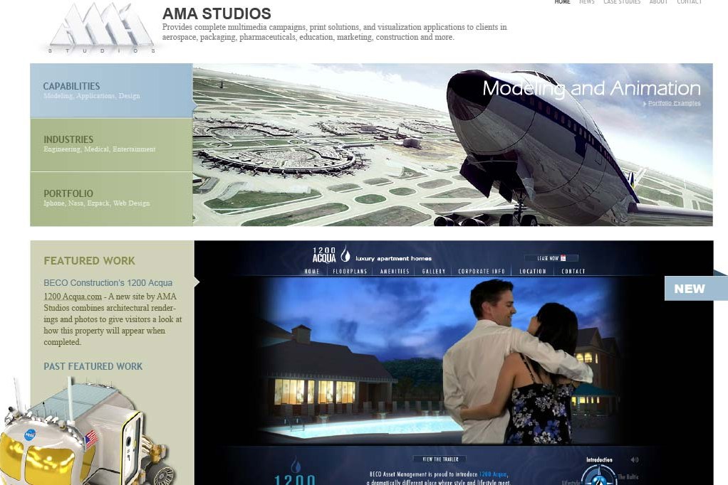 When NASA Needs Design, They Use AMA Studio, website design by Craig Witte, 6 of 6