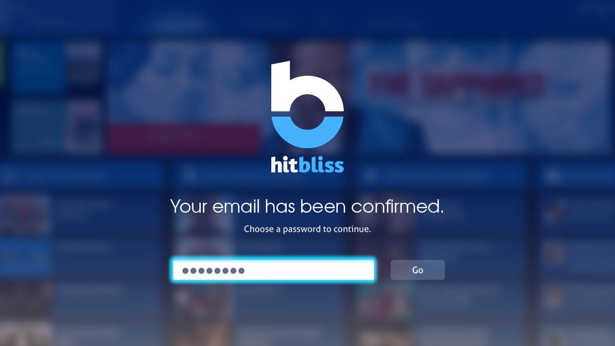 HitBliss: Sign Up, desktop app design by Craig Witte, 4 of 4