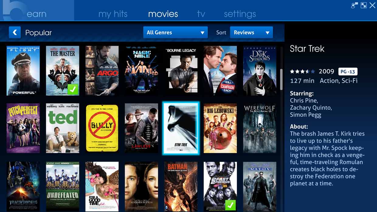 Find your Favorite Shows on HitBliss, desktop app design by Craig Witte, 4 of 6