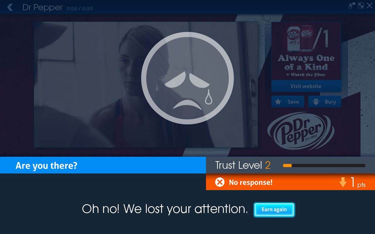 HitBliss: Are You Still There? (AYST), desktop app design by Craig Witte, 4 of 4