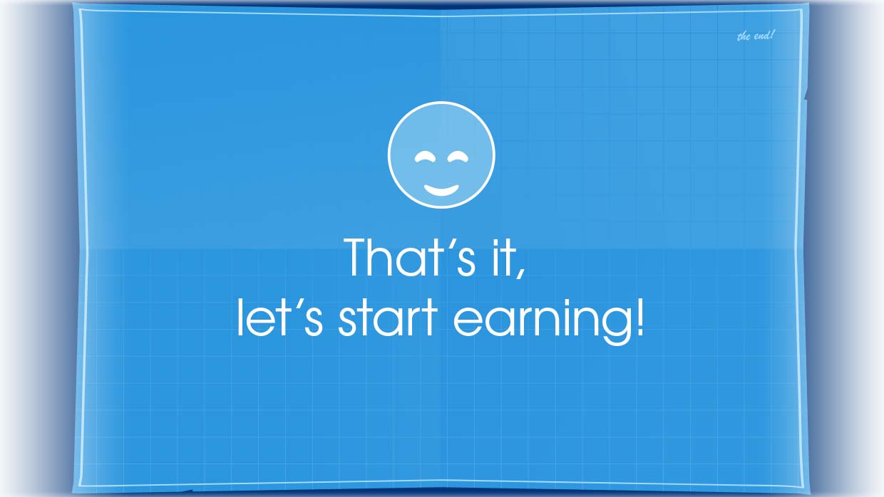 HitBliss: Welcome Tutorial, desktop app design by Craig Witte, 7 of 7