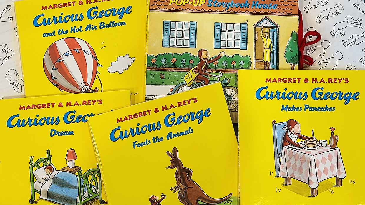 Curious George books Craig Witte helped illustrate