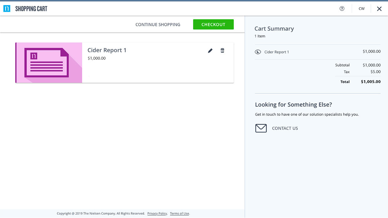 Report Building V1, web app UX design by Craig Witte, 4 of 7