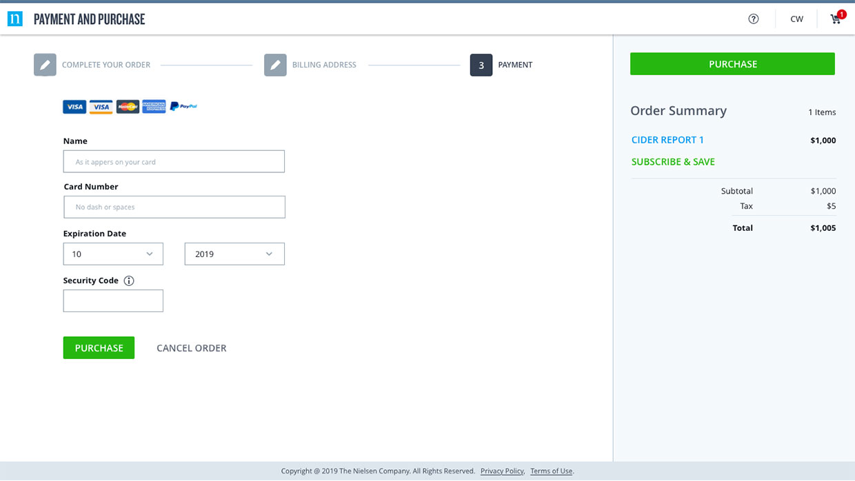 Report Building V1, web app UX design by Craig Witte, 6 of 7