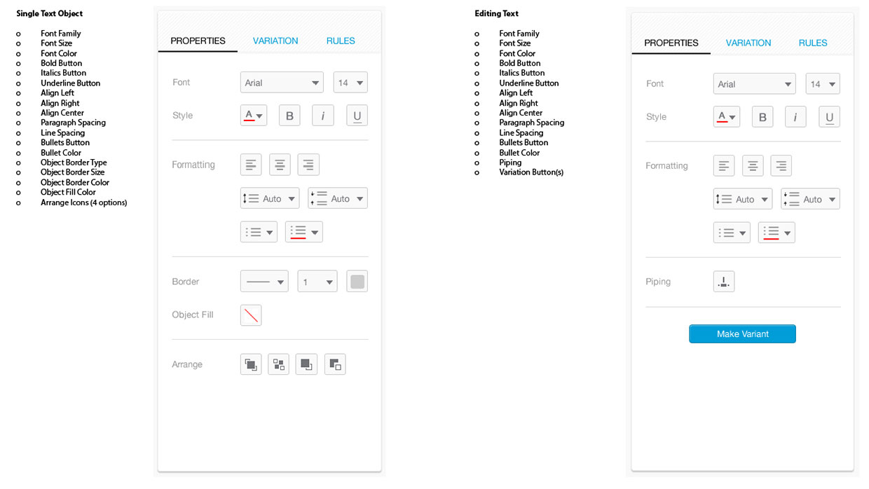 Concept Design Editor (web app UX design by Craig Witte): This project includes numerous UI and interaction designs.