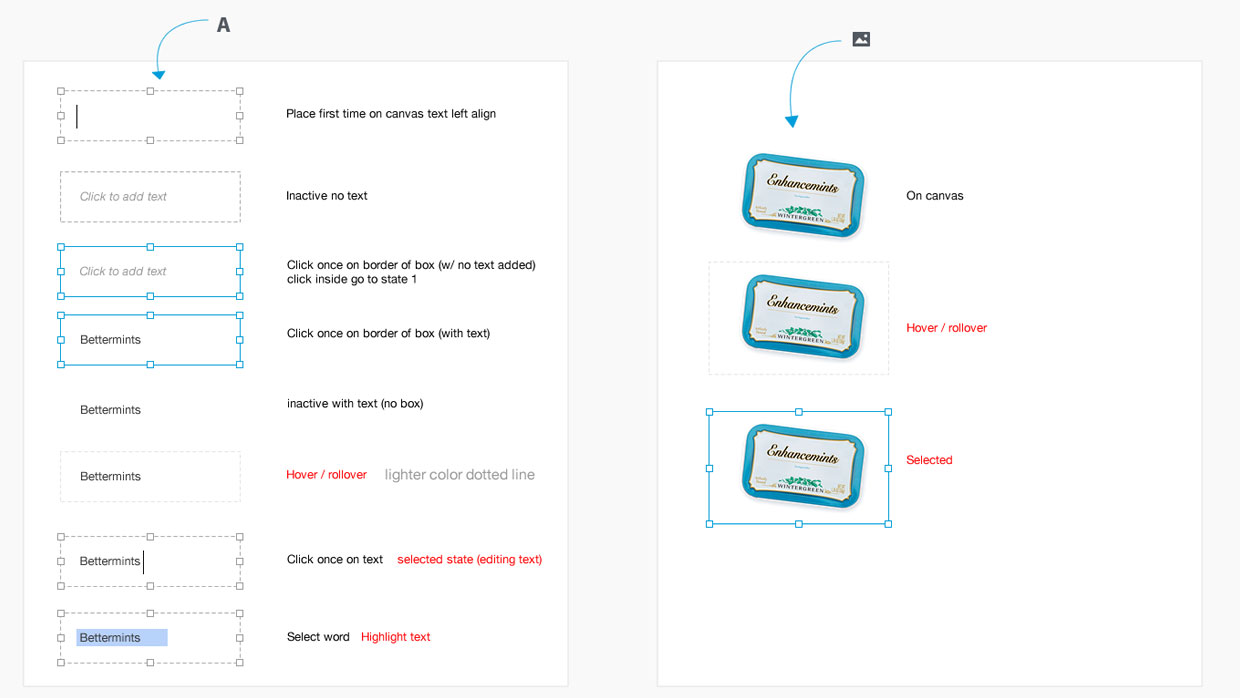 Concept Design Editor, web app UX design by Craig Witte, context image 8