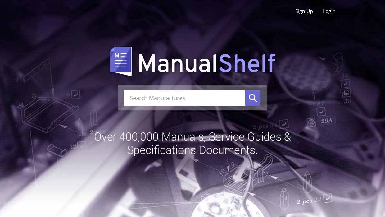 Need a Manual? Try the ManualShelf Website, website design by Craig Witte, 2 of 9